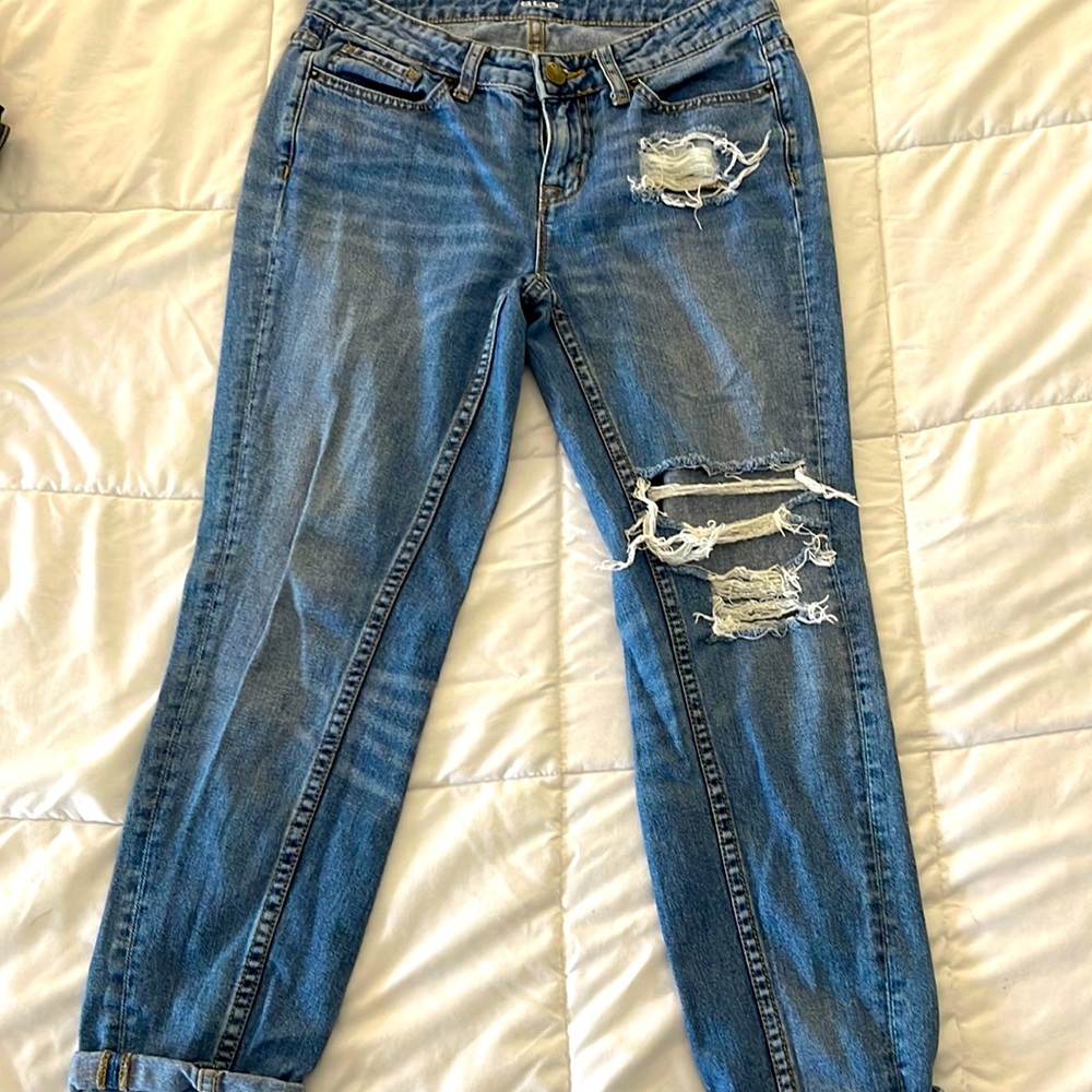BDG Relaxed Twisted Seam Boyfriend Jeans Sz 26